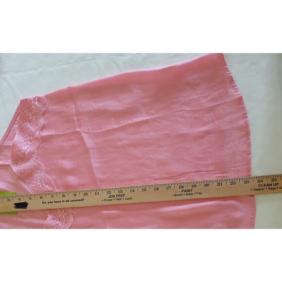Cotton Bleu Women's Large Pink Silky Tank Top Adjustable Straps - Picture 10 of 10